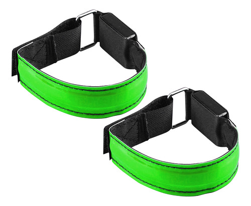 Brazalete Led Recargable Para Correr, Pulsera Usb, Seguridad