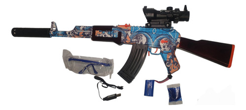 Ak47 Juguete Hidrogel Automatica Recargable +500 Hidrogel