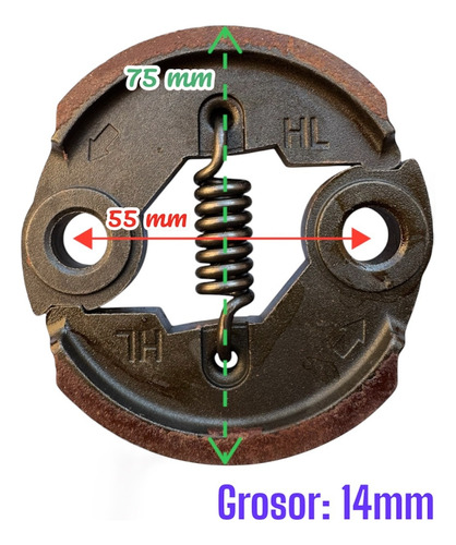 Embrague Clutch De Metal Para Desbrozadora Stihl Fs230 V&d