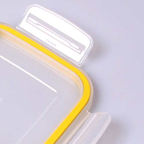 Contenedor Rectangular Con Tapa Vidrio 820ml Komax