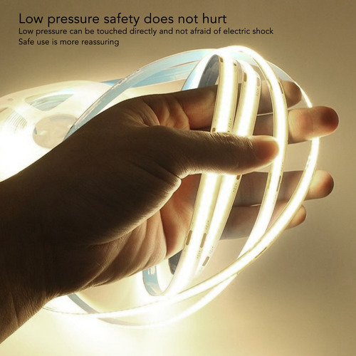 Tira Luz Led Flexible Cob 24v Rollo 10m Varios Colores