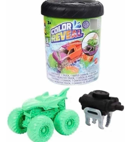 Carro Monster Trucks Color Reveal Hot Wheels Escala 1:64