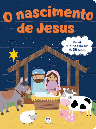 O nascimento de Jesus, de Barbieri Alves. Editorial Ciranda Cultural, tapa mole en português