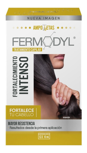 Tratamiento Capilar Ampolletas Fermodyl Fortalece 6 X 10 Ml