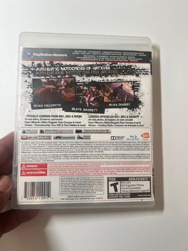 Mud Fim Motocross World Championship Play Station 3 Ps3 (Usado)