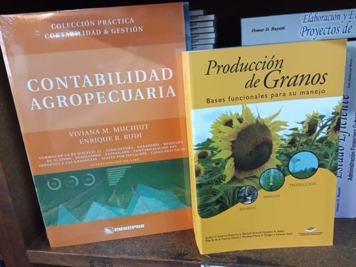 Combo Contabilidad Agropecuaria + Producción De Granos