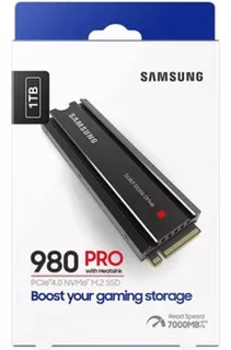 Samsung 980pro With Heatsink 1tb Pcie 4.0 Nvme M.2
