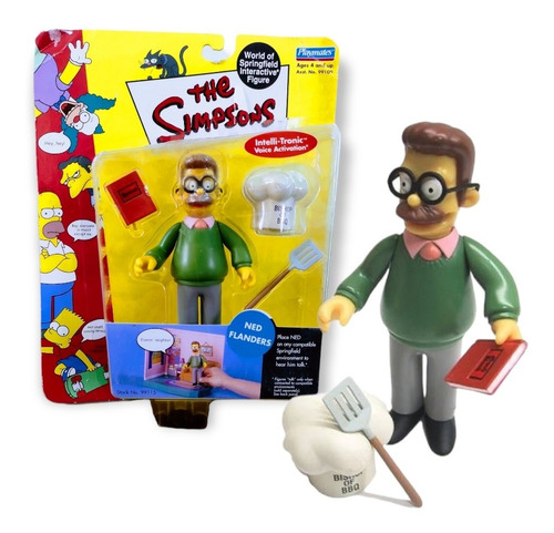 Figura Ned Flanders Playmates The Simpsons (Usado)