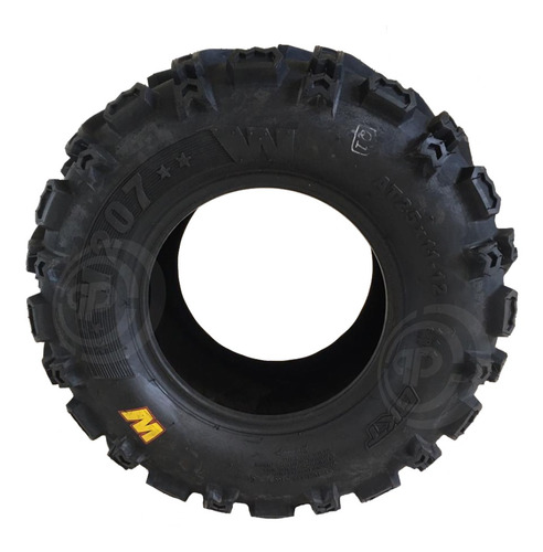 Imagem 4 de 4 de Par Pneus Quadriciclo Bkt 25x11-12 + 25x11-12 Tl 6 Lonas