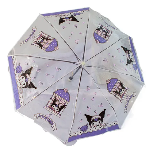 comprar 2025 Paraguas Sanrio Kuromi Paraguas Exterior Transparente