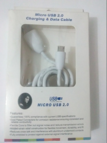 Cable Usb 2.0 , Tipo A ,  Para Celulares , Nuevo 