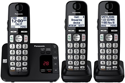 Telefono Inalambrico Panasonic Kxtge433b Con Contestador Aut