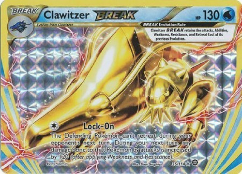 Clawitzer Break 35/114 Break Raro Pokemon Tcg