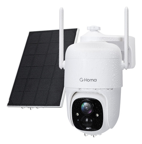 Camara Seguridad Inalambrica Para Exterior Solar Ptz 360° Ia