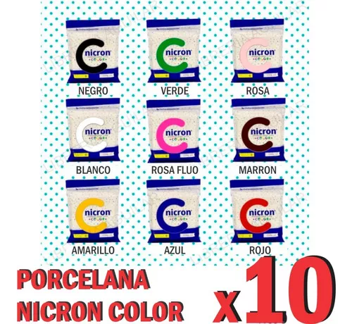 Porcelana Fria Tradicional Nicron Para Modelar 500g