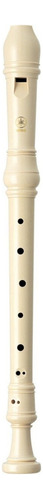 Flauta contralto Yamaha Baroque Yra 28 B, color crema