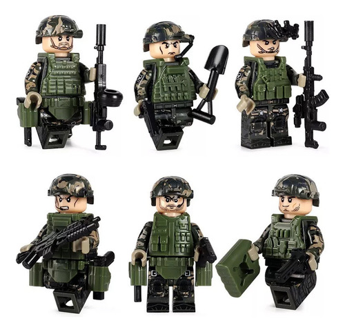 - Miniaturas Militares 6 Juguetes Soldados Tropas
