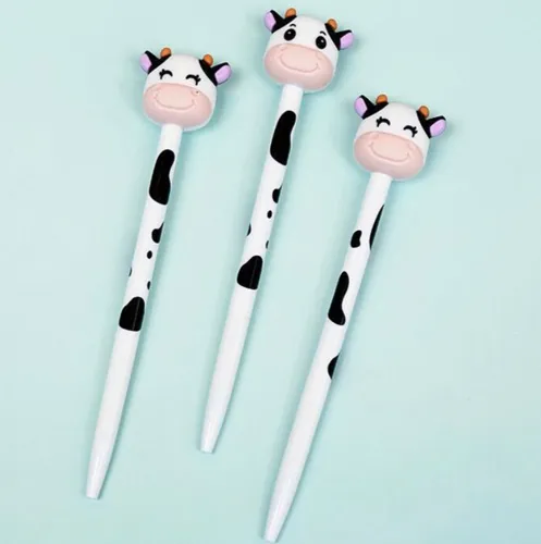 Lapicera Boligrafo Vaca Cow Kawaii Cute Vaquita