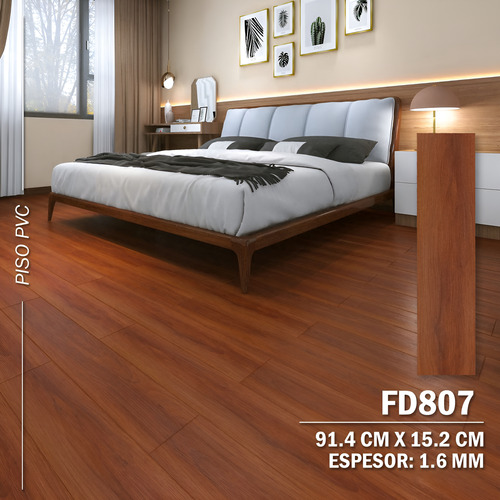 Piso Laminado Pvc Autoadhesivo 3d 5m2 - Fd807
