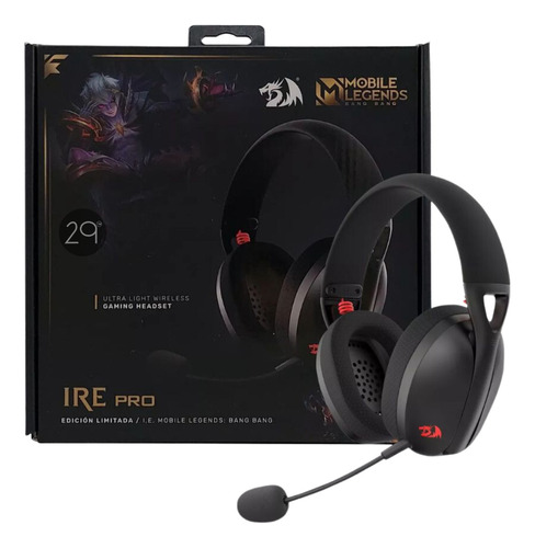 Auriculares Redragon Ire Mobile Legends H848 Wireless Negro