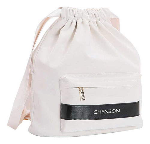Mochila Chenson Sport Fashion Saco Cor Off White 10.2l