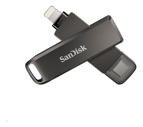 Sandisk Pendrive 256gb Ixpand Drive Luxe Lighting + Usb-c