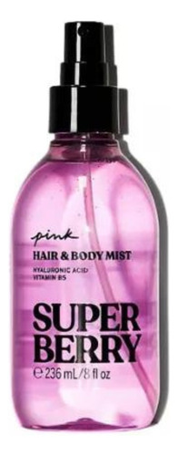 Pink Victoria's Secret Body Mist Super Berry 236ml Xchws C