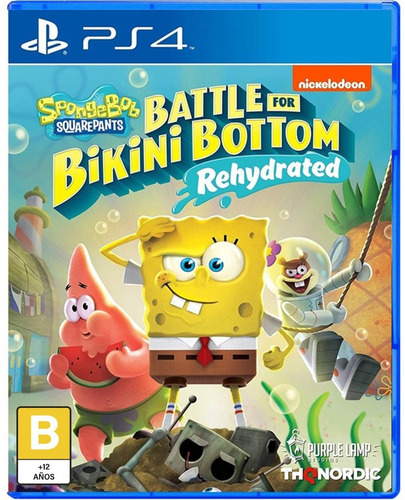 Spongebob:battle For Bikini Bottom - Rehydrated Ps4 Nuevo