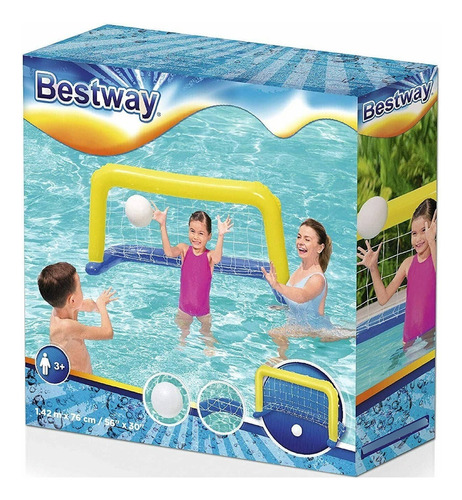 Arco Inflable Con Pelota Para Pileta Waterpolo - Bestway