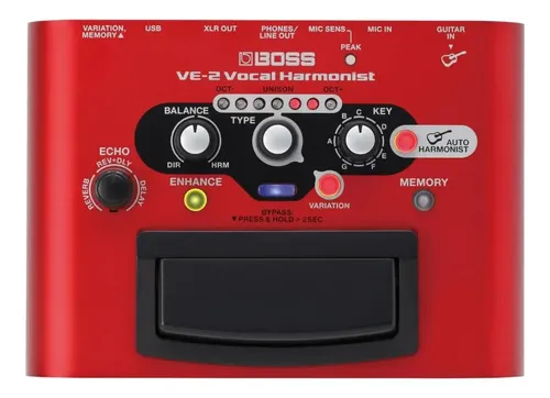 配信機器・PA機器・レコーディング機器 BOSS VE-2 Vocal Harmonist Boss Ve-2 Vocal Harmonist Effects Processor | Frete grátis