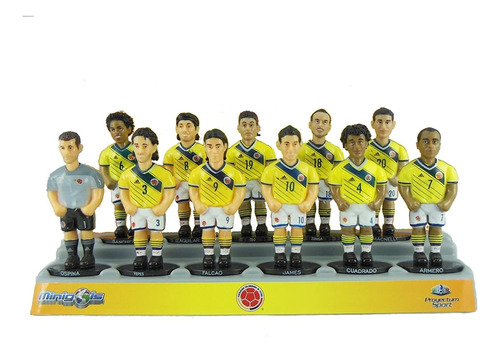 Figuras Del Equipo Nacional De Minigols Colombia (paquete De