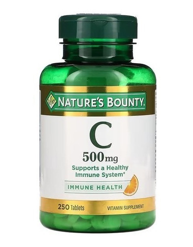 Natures Bounty | Vitamin C I 500mg I 250 Comprimidos I Usa