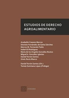 Libro Estudios De Derecho Agroalimentario