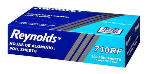 Hojas Aluminio Reynolds Flexible C/ 200 Hojas De 228x273 Mm