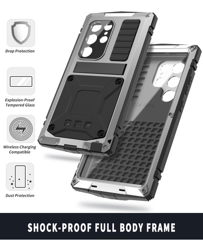Cámara + Funda Protectora De Pantalla De Cristal Para Samsung Galaxy S25 Ultra S24 S23 S22 Plus S21 Fe Note 20 Cubierta