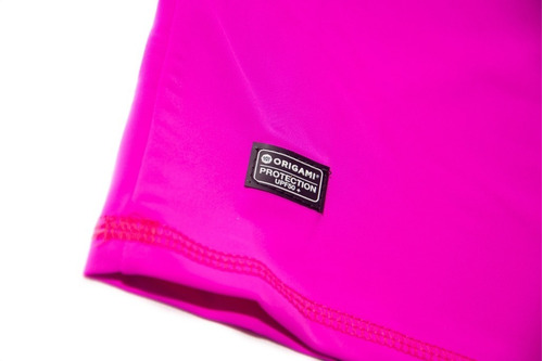 Remera Proteccion Solar Uv50 M/l Niños Estampada Origami