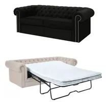 Comprar Sillon Sofa Cama Chesterfield 2 Plazas Chenille Pana 2.10