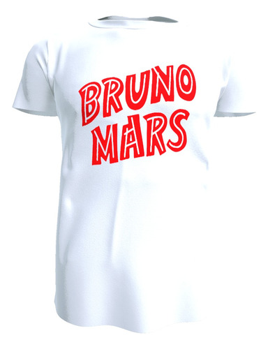 Polera Bruno Mars Fans 100% Algodon, Varias Tallas Logo