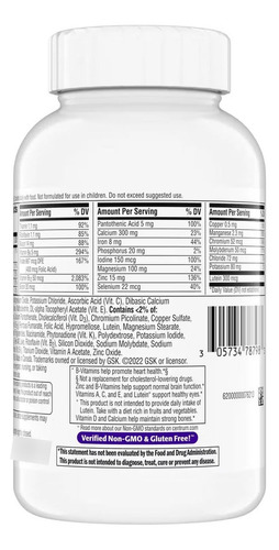 Centrum Women 50+ Minis 160 Tablet Vitaminico | Eua Original Sem Sabor