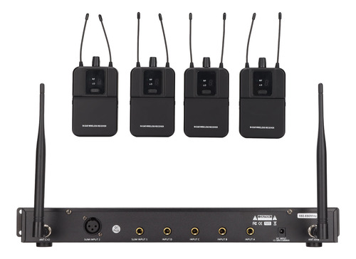 Sistema De Retorno De Oído De Escenario Monitor Inalámbrico