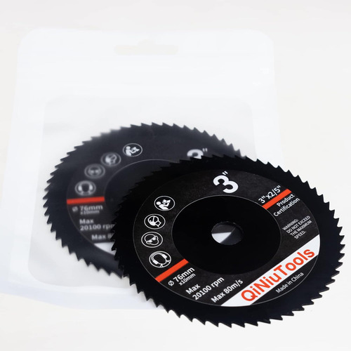 Qiniutools Hojas De Sierra Circular Hss De 3 Pulgadas Y 2.99