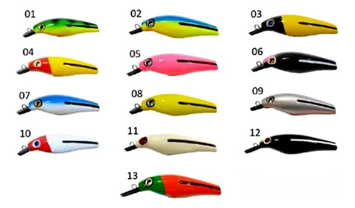 Señuelo Pirayu 7.5cm 24grs Todas Sus Paletas Baitcasting