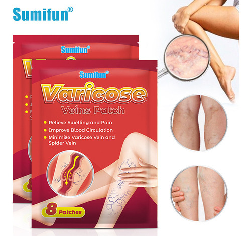 5×parche For Varices, Promueve La Circulación Sanguínea