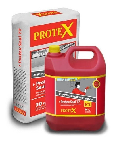 Protex Seal77 Sella Rajadura Impermeabiliza Pileta Tanque P4