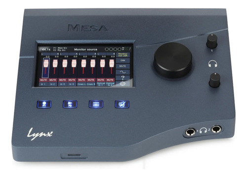 Lynx Studio Mesa Conversor Interface De Áudio Thunderbolt 3 Azul
