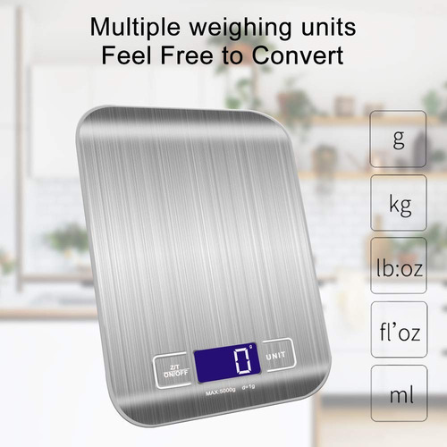 Bascula Gramera Digital De Alta Precisión Recargable 10 Kg