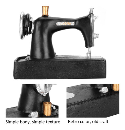 Miniatura De Juguete Estilo Mini De Máquina De Coser Vintage