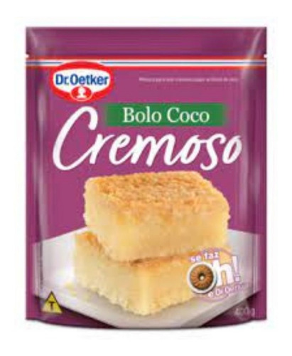 Mistura Para Bolo Sabor Coco Cremoso Dr. Oetker 400g.