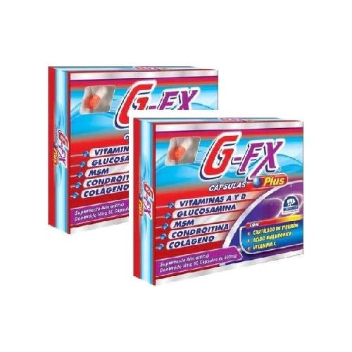 G-fx Plus C/60 Cap Reparador De Articulaciones Pack/2