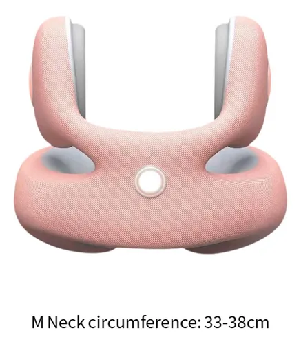Travel Pillow Ergonomic Neck Pillow For Long Flights M Pink